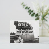 Drive-In Bioscoop, 1954 Briefkaart (Staand voorkant)