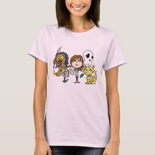 Drive-in Family Toon Style T-shirt (Voorkant)