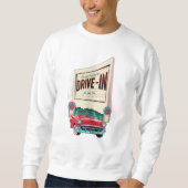 Drive-in film in de stijl van de jaren vijftig trui (Voorkant)