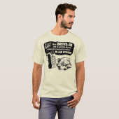  drive-in Movie Speaker ad T-shirt (Voorkant volledig)