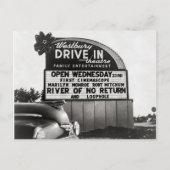 Drive-In Theater, 1954 Briefkaart (Voorkant)