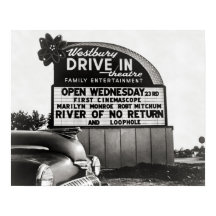 Drive-In Theater, 1954.  foto
