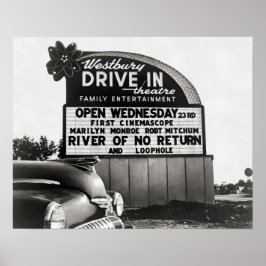 Drive-In Theater, 1954.  foto Poster