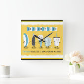  drive-in-theateringang vierkante klok (Huis)