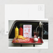 Drive-in van 1950 briefkaart (Voorkant / Achterkant)