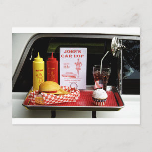 Drive-in van 1950 briefkaart