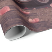 Drive into romance! This nostalgic and dreamy  Cadeaupapier (Rol Hoek)