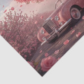 Drive into romance! This nostalgic and dreamy  Tissuepapier (Detail)