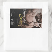 Drive Me Crazy door Tracy Wolff Rechthoekige Sticker (Tas)