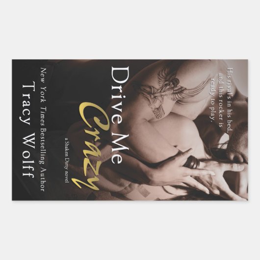 Drive Me Crazy door Tracy Wolff Rechthoekige Sticker (Voorkant)