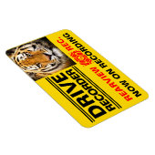 DRIVE RECORDER Waarschuwingsbord(Tiger) Magneet (Rechterzijde)
