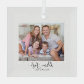 Drive Safe Custom Photo Car Glas Ornament (Achterkant)