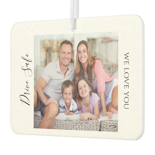 Drive Safe Custom Photo Car Luchtverfrisser (Links)