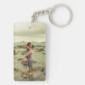 Drive Safe Handsome Custom Photo Sleutelhanger (achterkant)