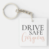 Drive Safe Prachtige Sleutelhanger (Voorkant)