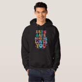 Drive safe someone loves you hoodie (Voorkant volledig)