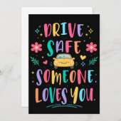 Drive safe someone loves you kaart (Voorkant / Achterkant)