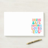 Drive safe someone loves you post-it® notes (Op bureau)