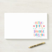 Drive safe someone loves you post-it® notes (Op bureau)