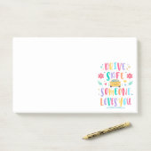 Drive safe someone loves you post-it® notes (Op bureau)