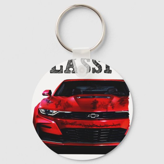 drive the classic-Chevrolet Camaro Sleutelhanger (Voorkant)