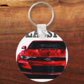 drive the classic-Chevrolet Camaro Sleutelhanger (Voorkant)
