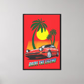 'Drive the Legend' v02 Canvas Afdruk (Voorkant)