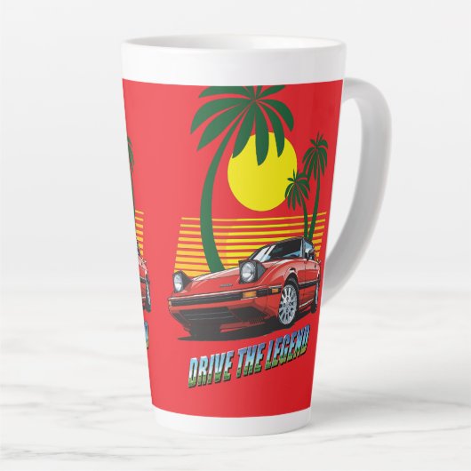 'Drive the Legend' v02 Latte Mokkop Mok (Rechterhoek)