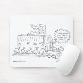 Drive-Thru Cosmetische chirurgie Muismat (Met muis)