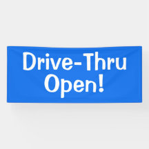 Drive-Thru Open!-banner