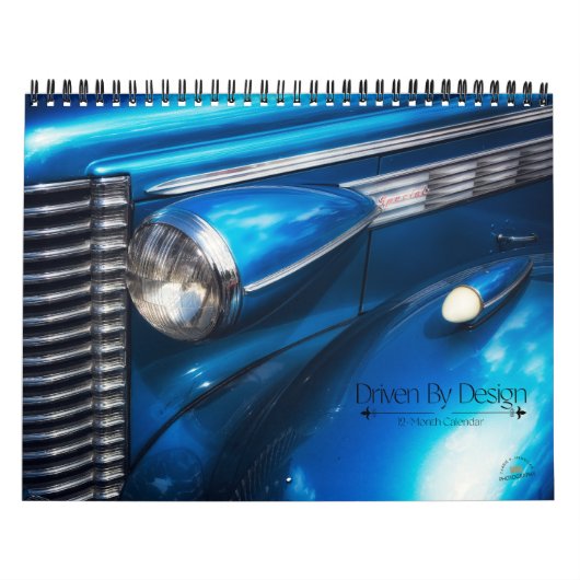 Driven By Design 12-Month Calendar Kalender (Hoes)