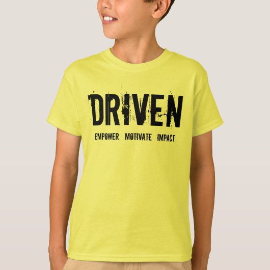 DRIVEN KIDZ "BRENGT IT COACH" T-SHIRT (Voorkant)