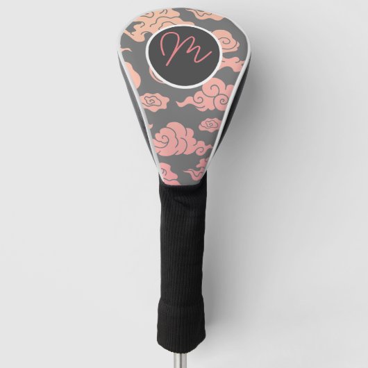 DRIVER GOLF HEAD HOESJE JAPANESE CLOUDS DIY INITIA GOLFHEADCOVER (Voorkant)