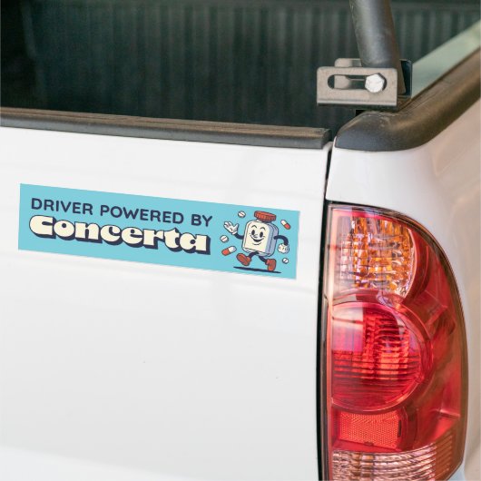 Driver Powered by Concerta Bumpersticker (Op Truck)