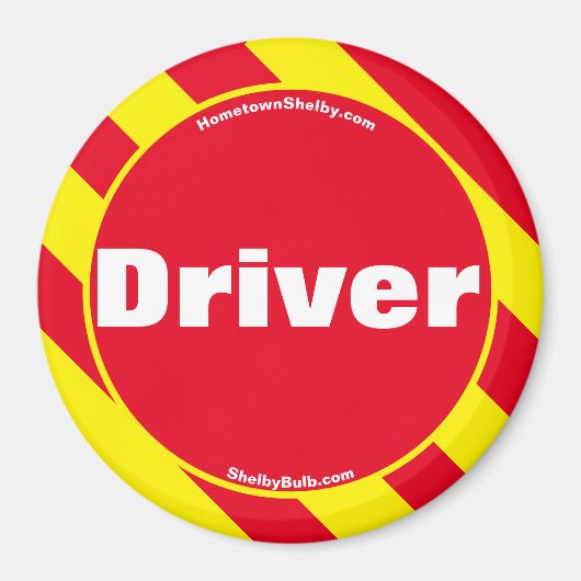 Driver Rood/Gele magneet (Voorkant)