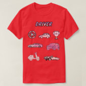 Driver Sticker Pack 7 T-shirt (Design voorkant)