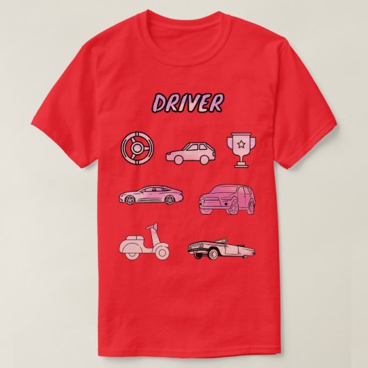 Driver Sticker Pack 7 T-shirt (Design voorkant)