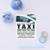 Driver, Taxi Cab Firm with Price List Flyer (Enkel)
