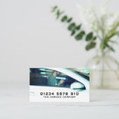 Driver Taxi Cab Service, prijslijst Visitekaartje (Staand voorkant)