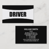 Driver Visitekaartje (Voorkant / Achterkant)