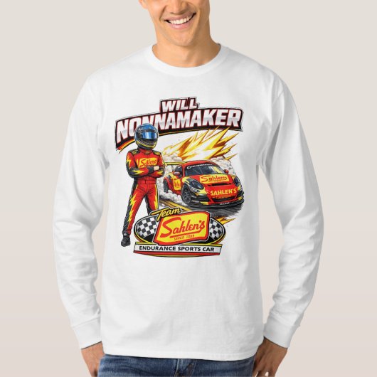 Driver Will Nonnamaker T-shirt (Voorkant)