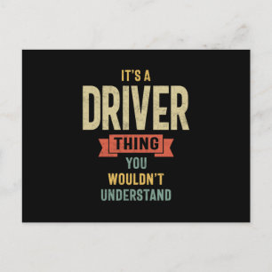 Driverbaan Titel Man Vrouwen Gift Briefkaart