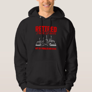 Driverchauffeur in ruste Vrachtwagen Retirement 3 Hoodie