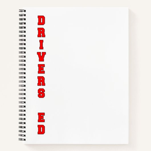 Drivers ED Notitieboek (Voorkant)