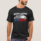 Driver's License 2022 Passed  For First Time Drive T-shirt (Voorkant)