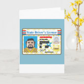 Driver's License Man photo ID vector Kaart (Gele Bloem)