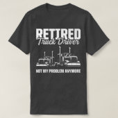 Drivers met chauffeur in ruste Retirement 2433 T-shirt (Design voorkant)