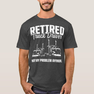 Drivers met chauffeur in ruste Retirement 2433 T-shirt
