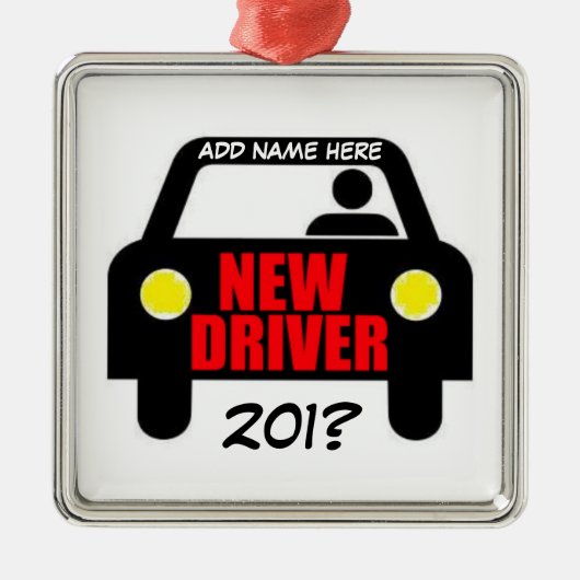 Drivers Training Keepsake Metalen Ornament (Voorkant)