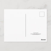 Drivers voor de achtertuin in zwart-wit nr. 68 briefkaart (Achterkant)